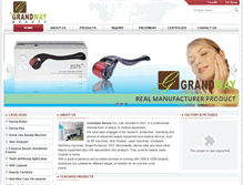 Tablet Screenshot of grandway-beauty.com